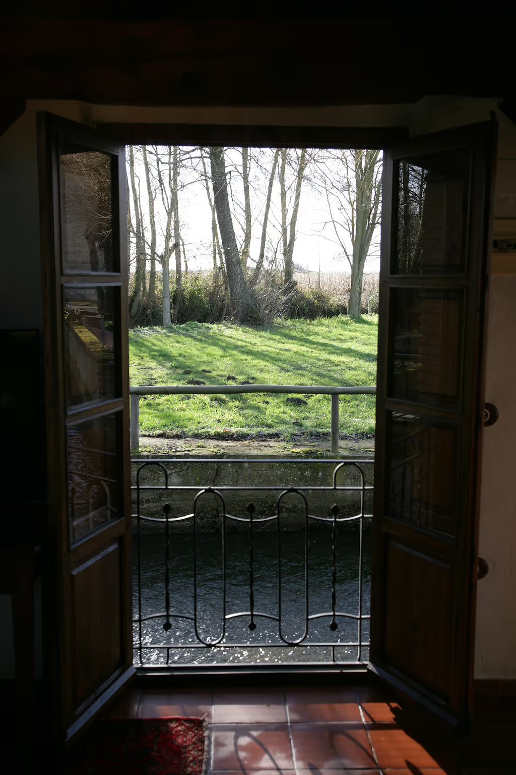 Vistas al río desde el interior